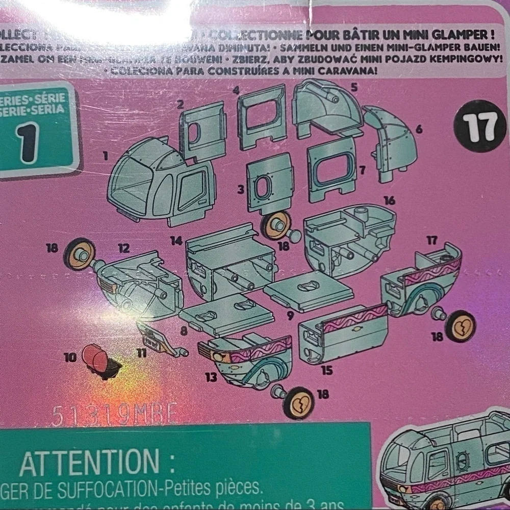 L.O.L. Surprise Tiny Toys Build a Tiny Glamper Series 1